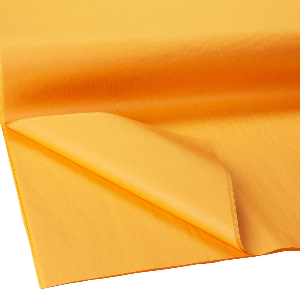 BFT59a Solid Color Pastel Orange Tissue Paper Swatch