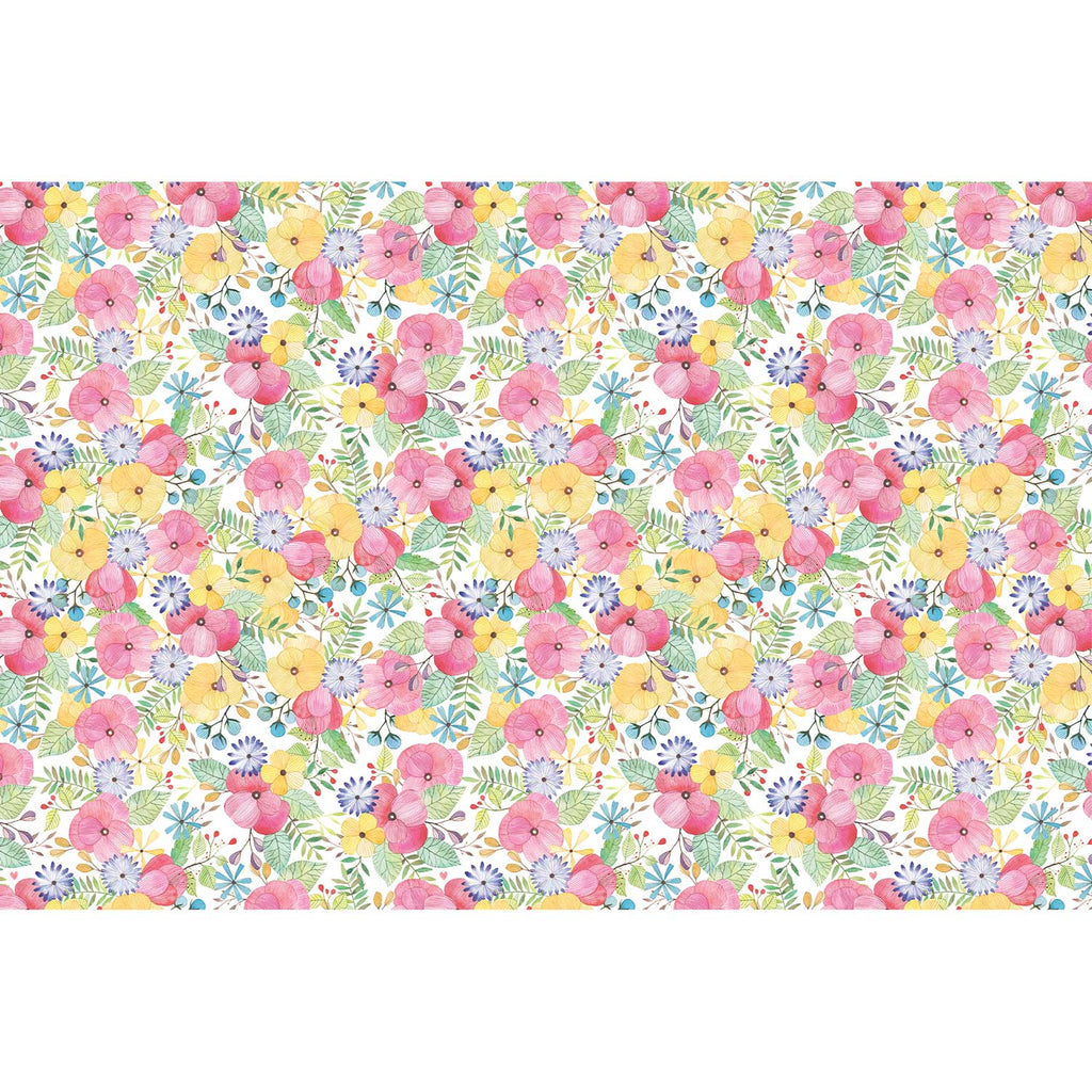 BPT145d Colorful Flower Petals Gift Tissue Paper Full Sheet