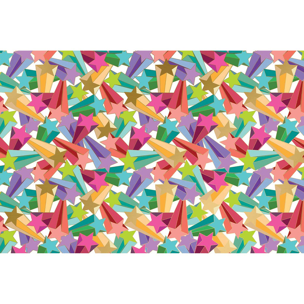 BPT149d Rainbow Star Tissue Paper Full Sheet