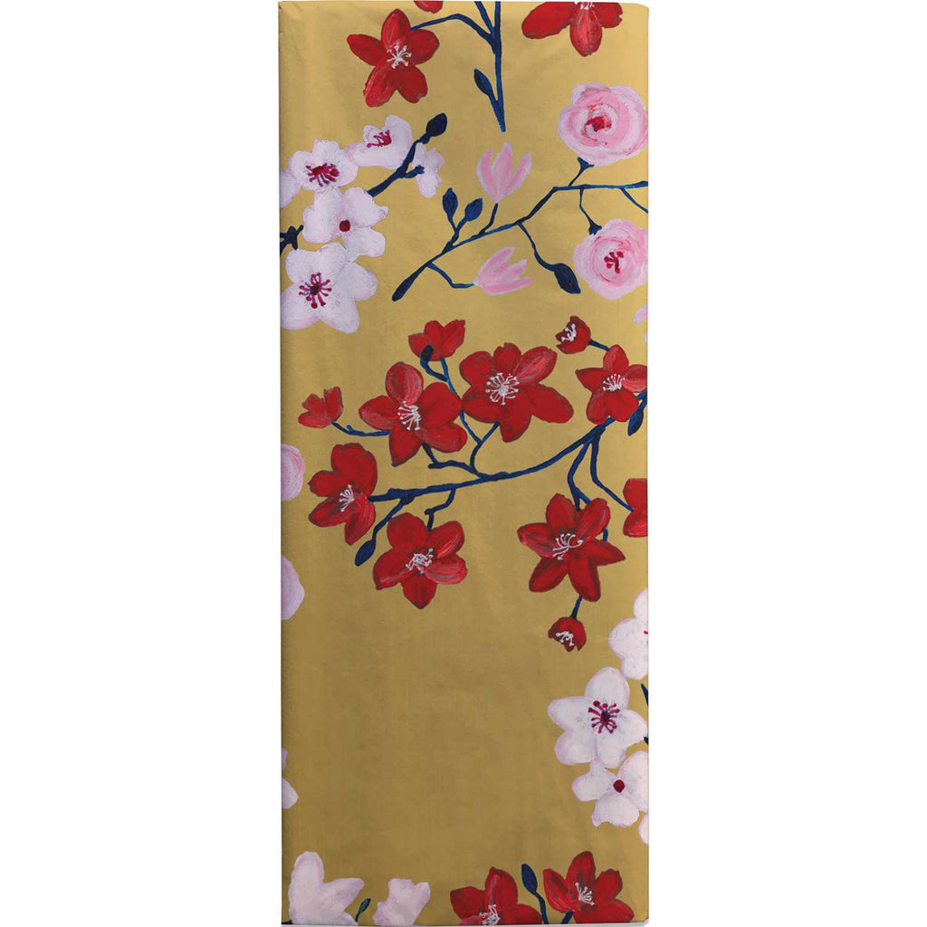 BPT187c Drifting Blossoms Floral Tissue Paper Folded Pack