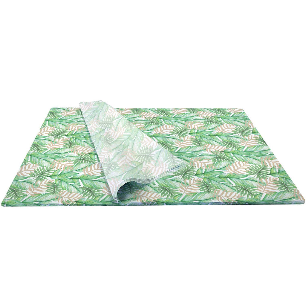 BPT276b Tropical Leaves Gift Tissue Paper Bulk