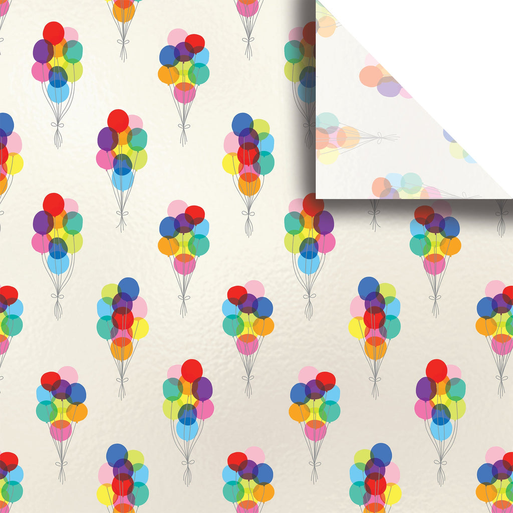 Bunch of Balloons Birthday Gift Tissue Paper Swatch