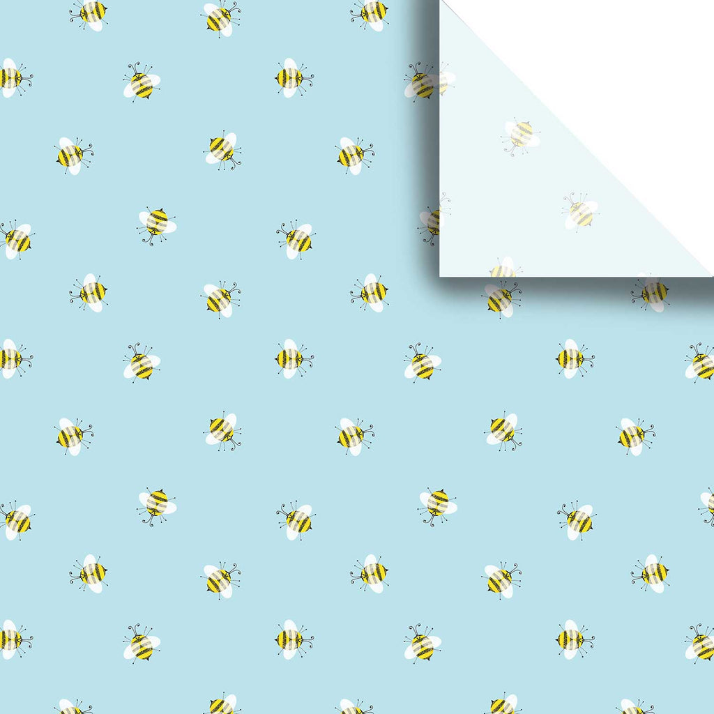 BPT326a Honey Bees Baby Tissue Paper Swatch