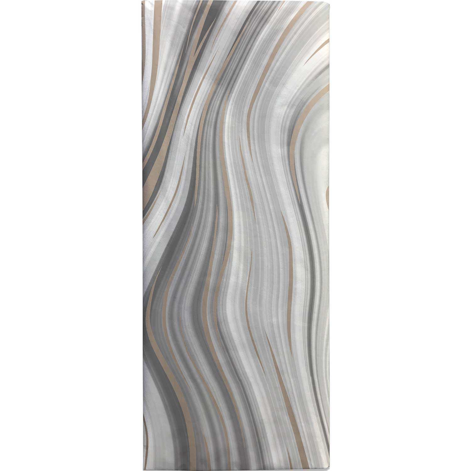 Marbleized Silver 20 x 30 Gift Tissue Paper, 24 Folded Sheets