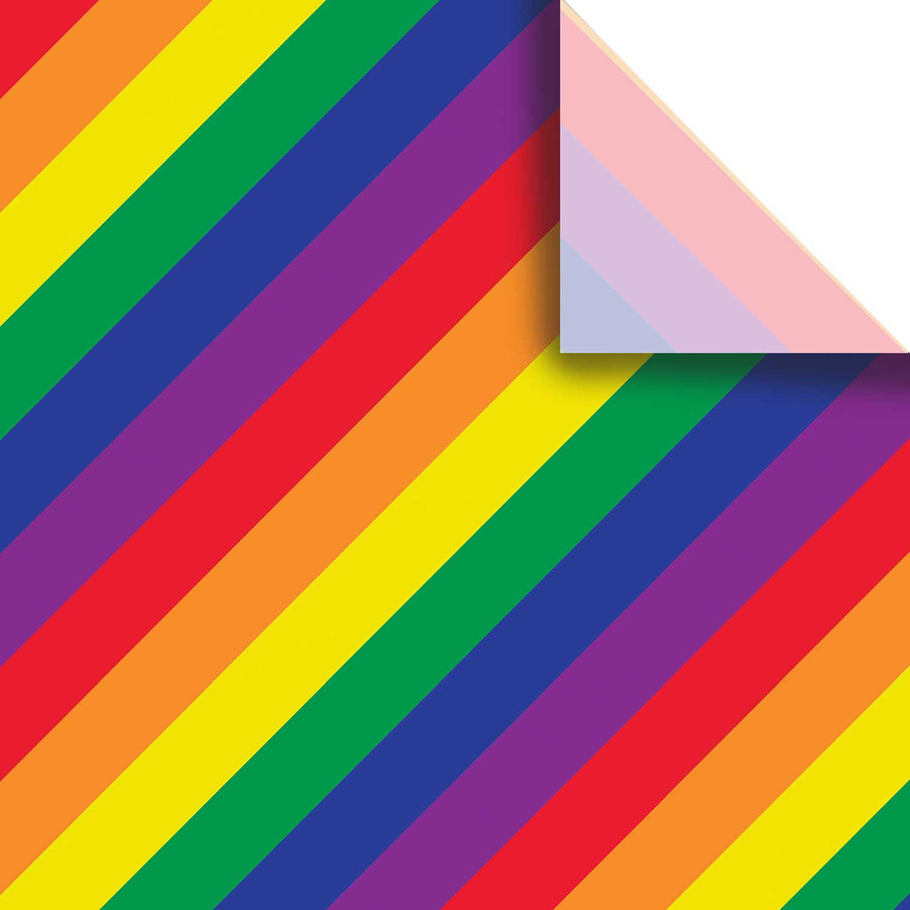 BPT335a Rainbow Stripe Pride Tissue Paper Swatch
