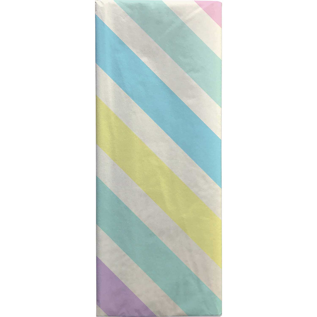 BPT345c Pastel Stripe Baby Tissue Paper Folded Pack