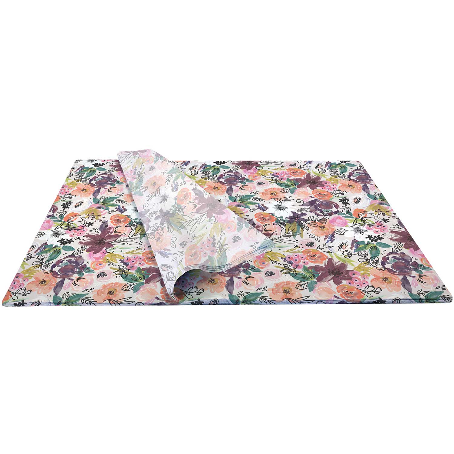 Twig & Twine 20 x 30 Floral Gift Tissue Paper, 48 Folded Sheets