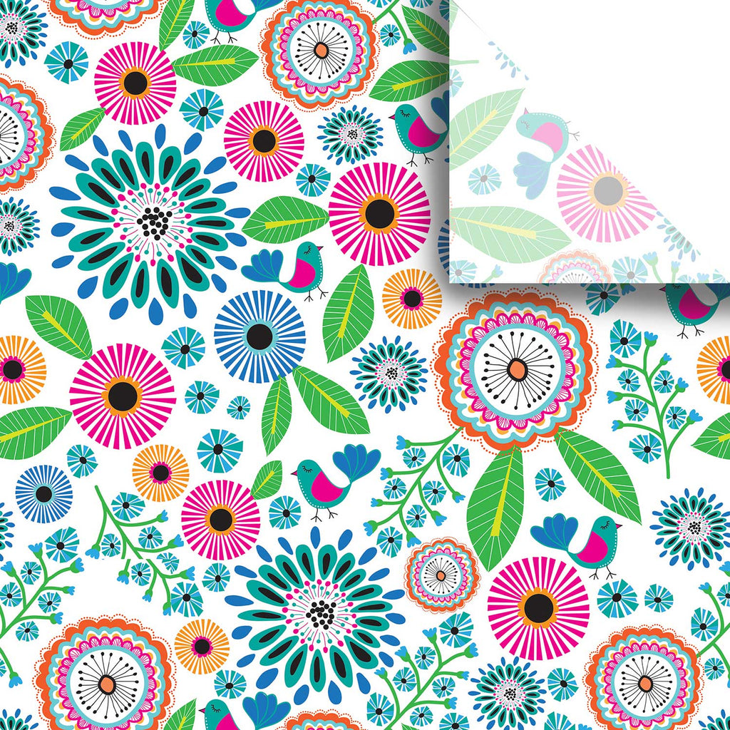 BPT380a Petunia Floral Gift Tissue Paper Swatch