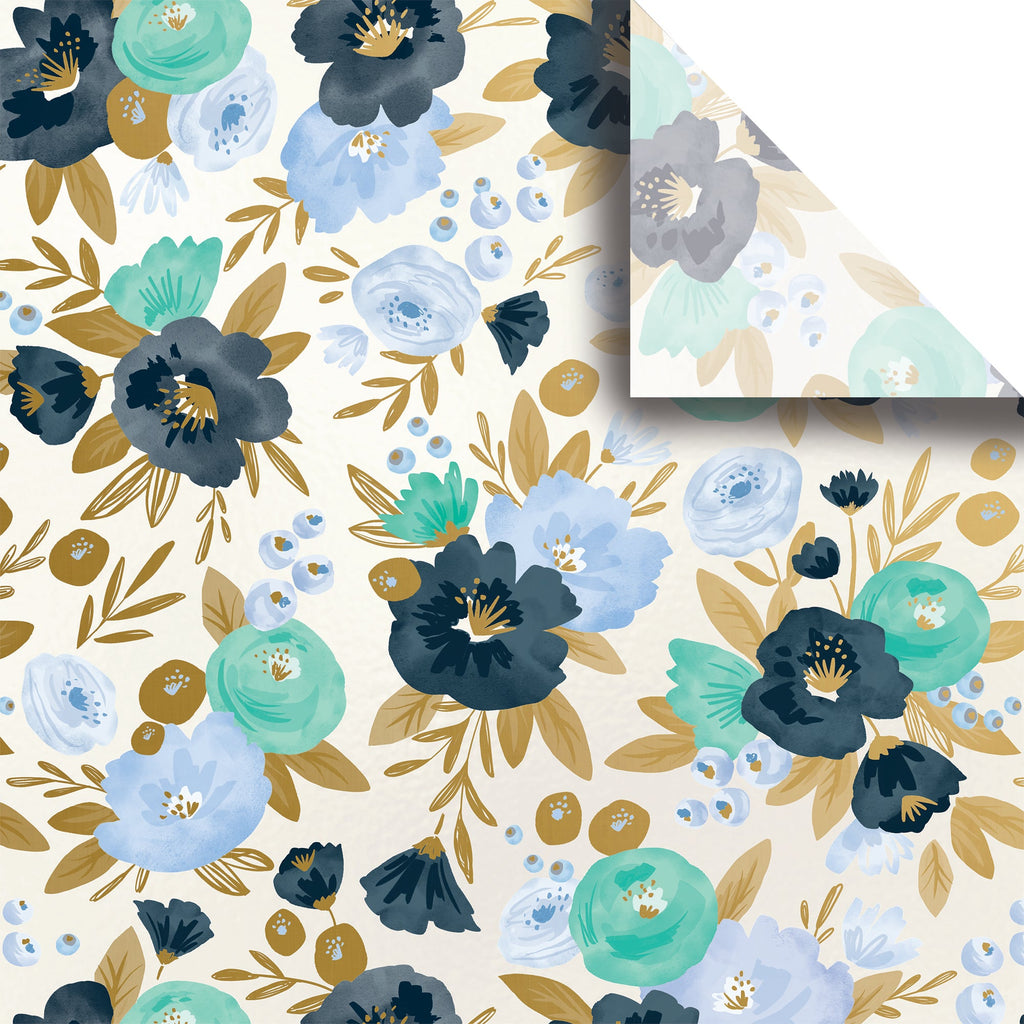 Fresh Flowers Floral Gift Tissue Paper Swatch