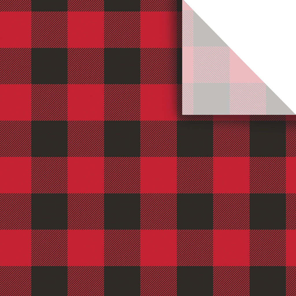 Buffalo Plaid Christmas Gift Tissue Paper Swatch