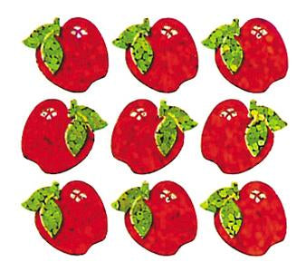 Jillson & Roberts Bulk Roll Prismatic Stickers, Micro Apples (100 Repeats) - Present Paper