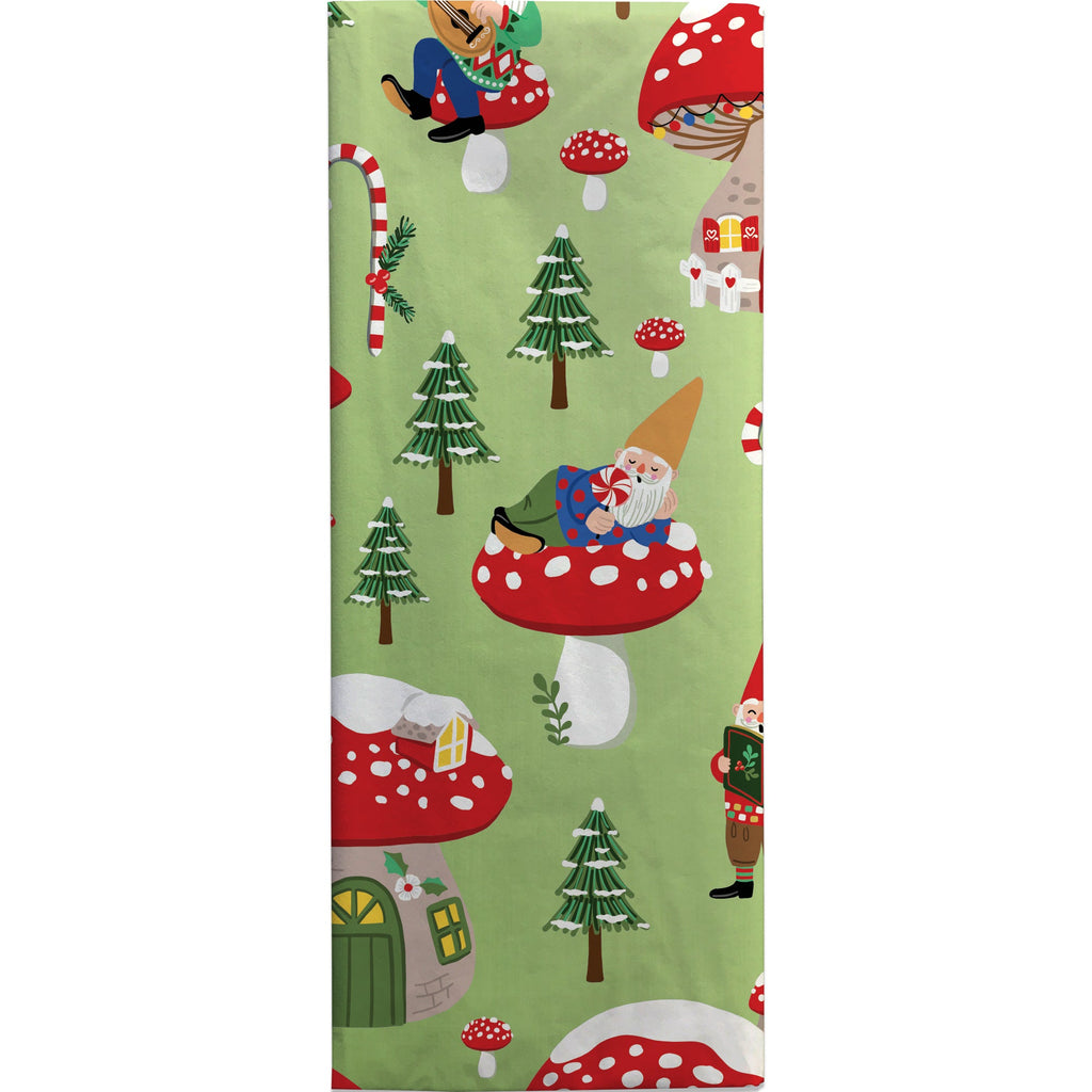 BXPT546c Holiday Gnomes Christmas Gift Tissue Paper Folded Pack