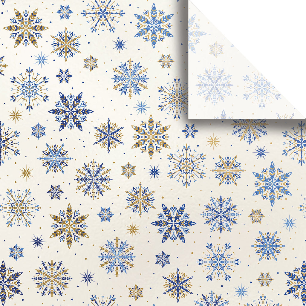 BXPT563a Fancy Flakes Christmas Gift Tissue Paper Swatch
