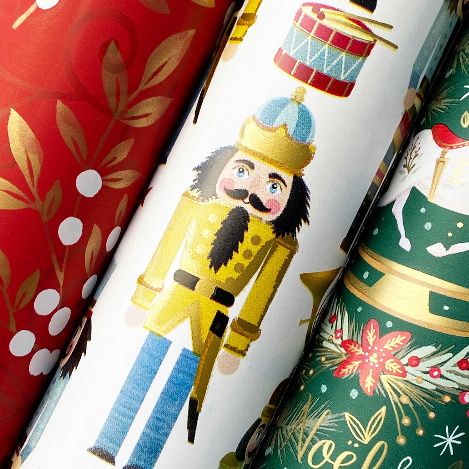 Christmas Wrapping Paper Roll Vintage Navidad Christmas - Temu