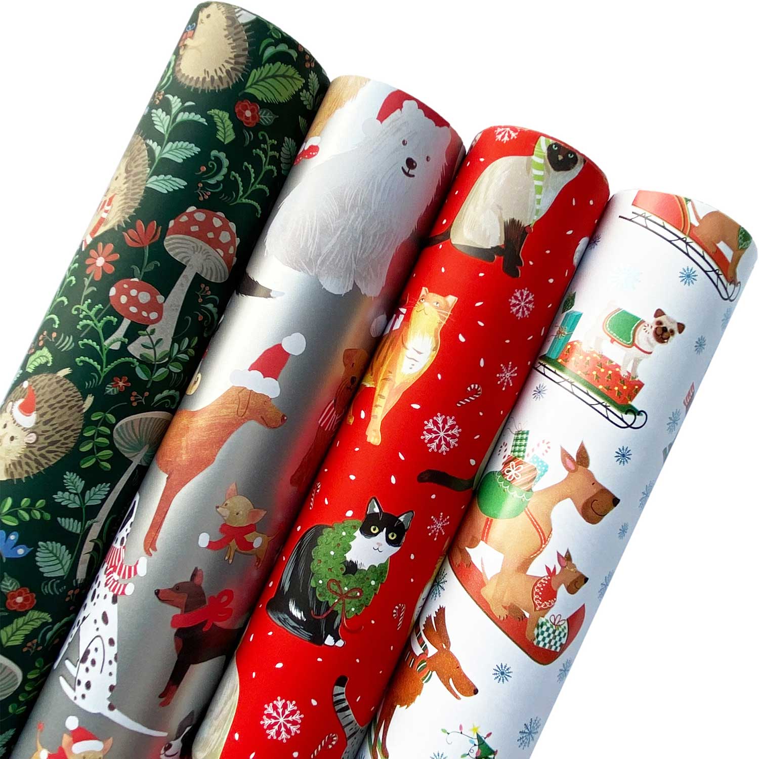 Jillson & Roberts Kids Christmas Wrapping Paper Roll Bundle