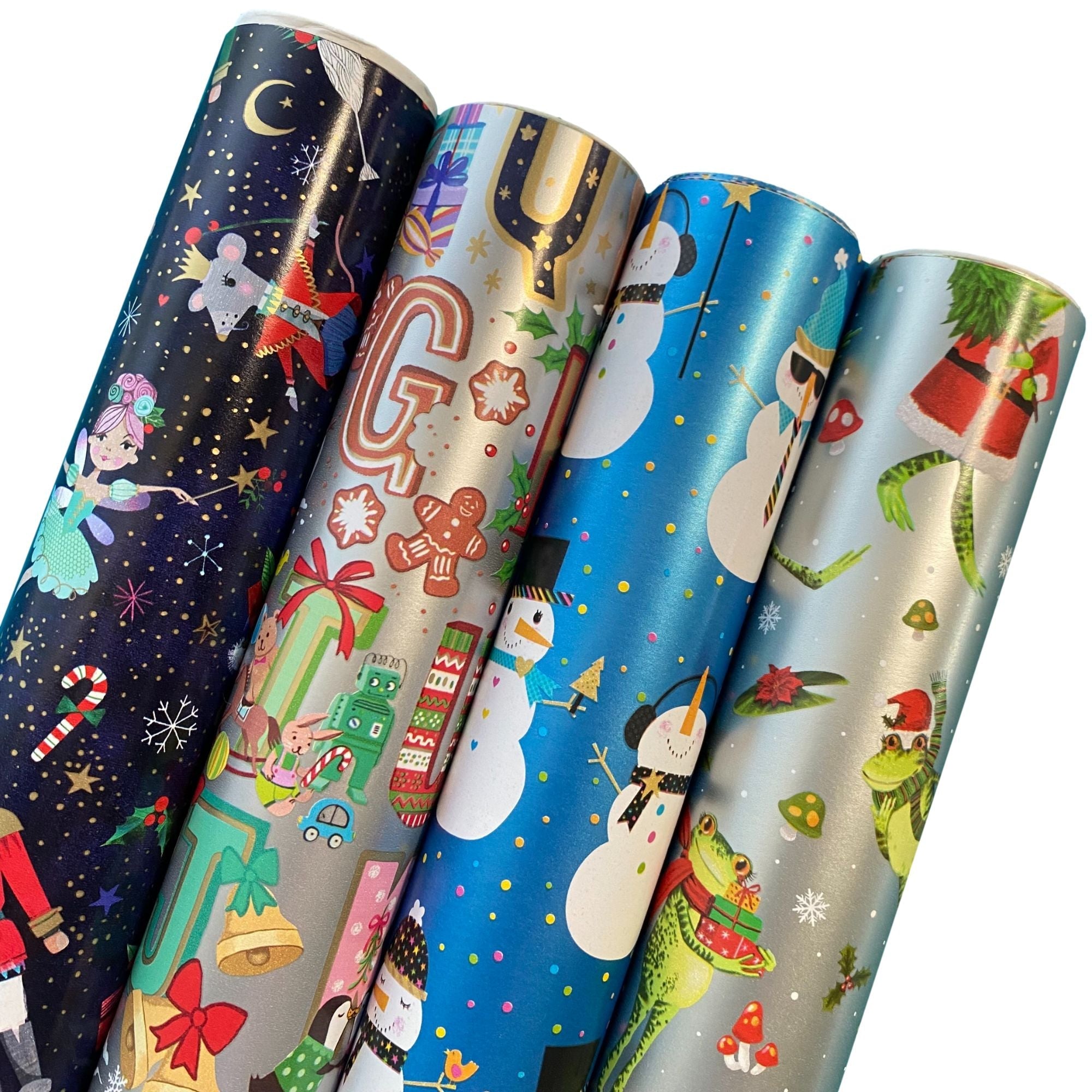 Rainbow Christmas Gift Wrap | Christmas Wrapping Paper | Holiday Wrap | Fun  Wrapping Paper | Gift Wrap Rolls | Heavy Duty Paper