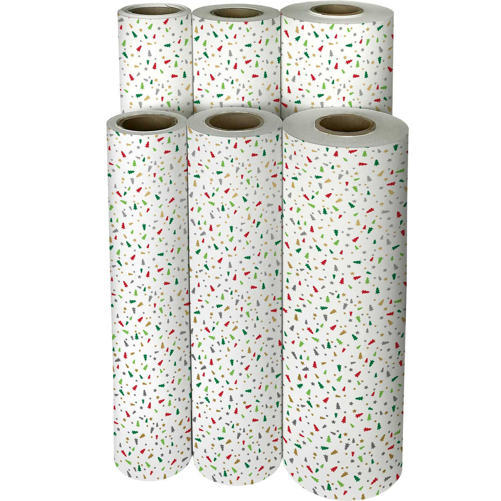 XB530f Christmas Trees Gift Wrapping Paper Reams 