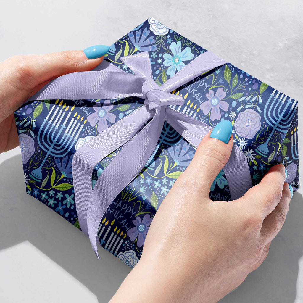 Matte Navy Blue Gift Wrap | Present Paper, 1/4 Ream 208 ft x 30 in