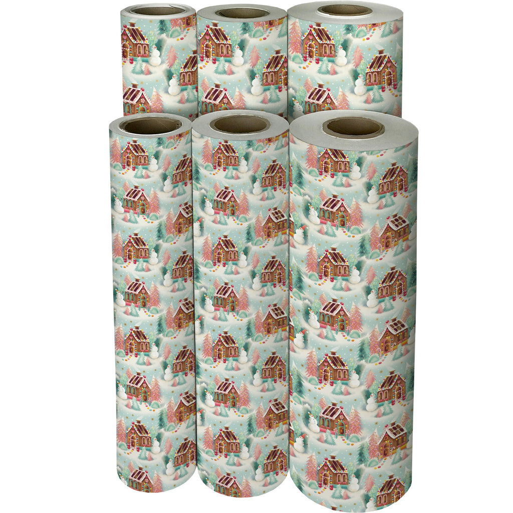 Gingerbread Dreams Christmas Gift Wrapping Paper Reams 