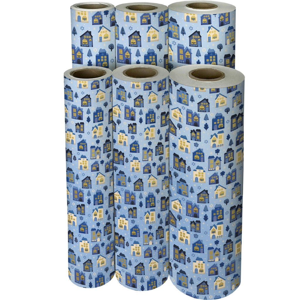 Hanukkah House Gift Wrapping Paper Reams 